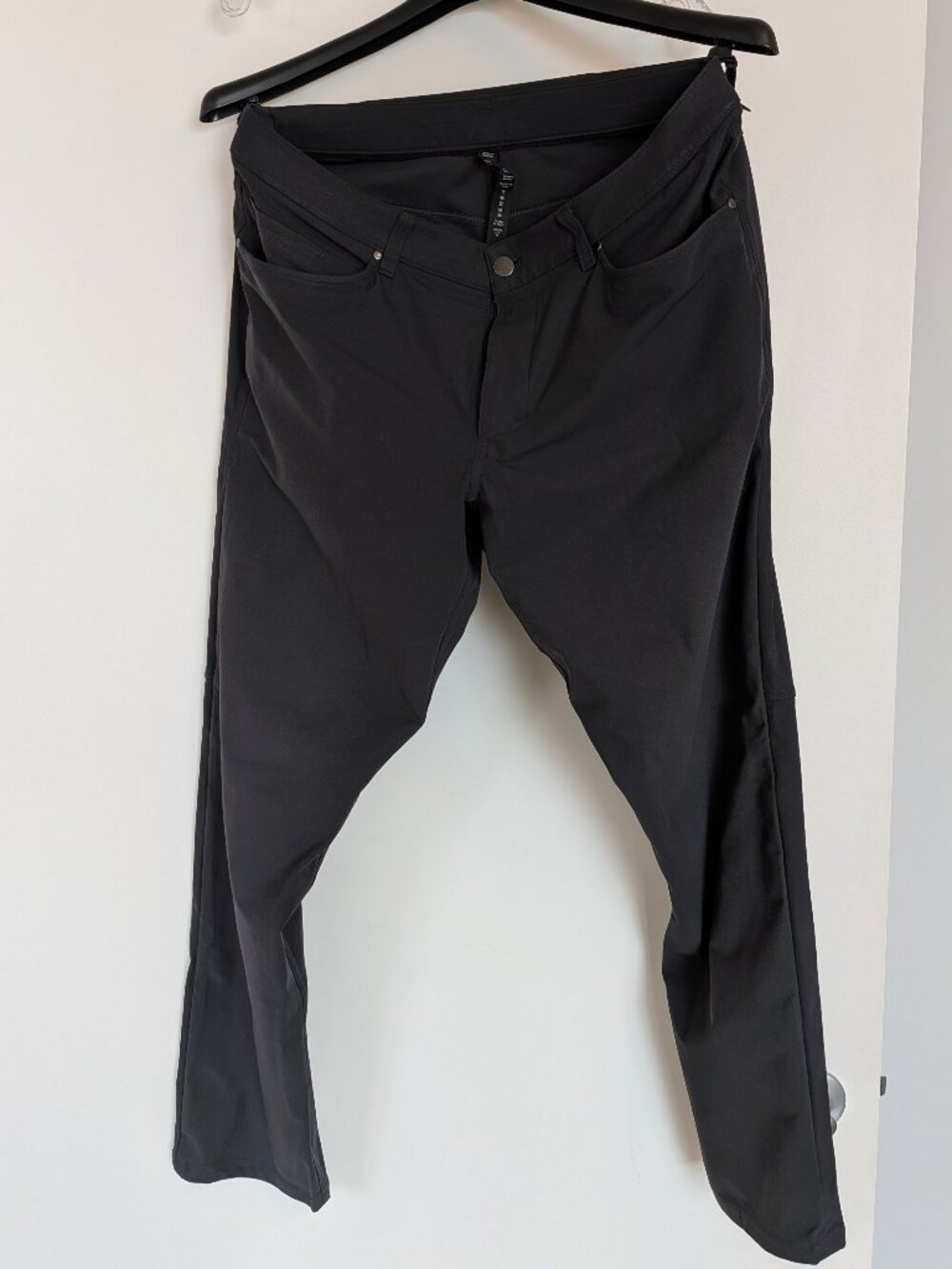 Lululemon Men's Black Tech Stretch Pants 34x32 Good Condition